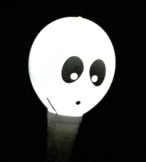 Light up skeleton balloons