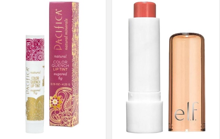 Pacifica Color Lip Tint and e.l.f Balm