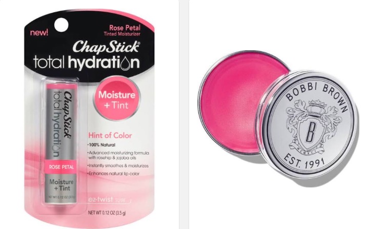 ChapStick Moisturizer and Bobbi Brown Balm
