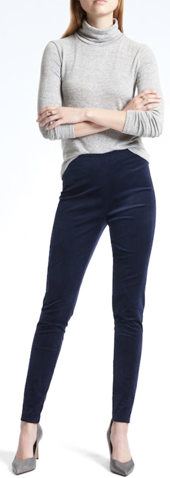 Banana Republic Velvet Leggings