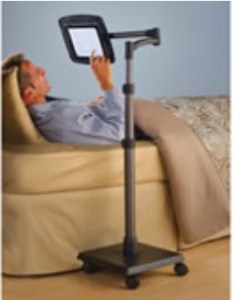 Rolling Bedside Ipad Stand