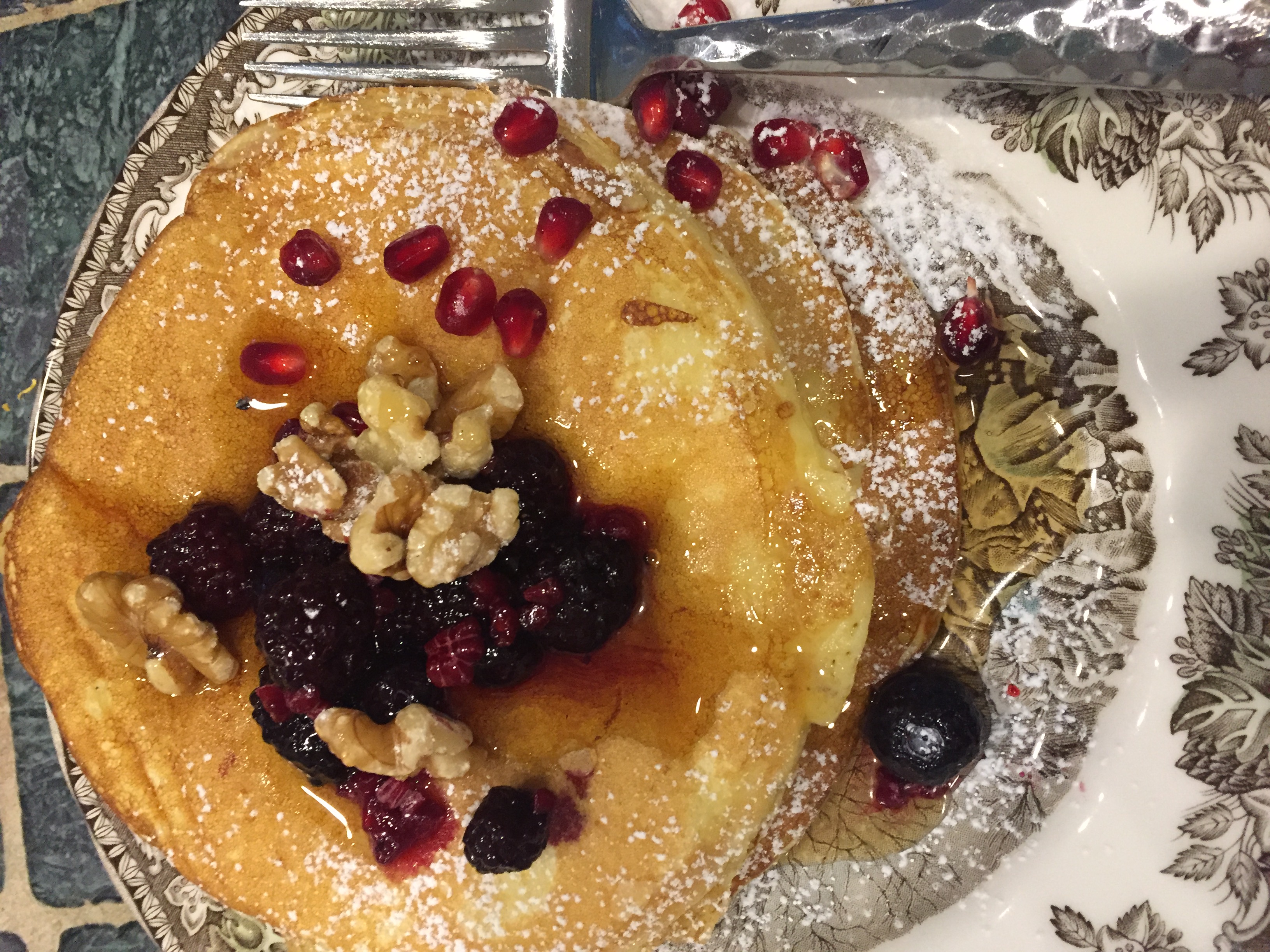 Pancakes with berries