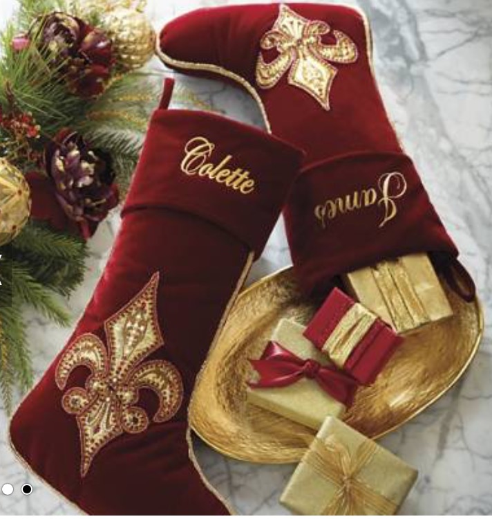 Velvet Christmas Stockings