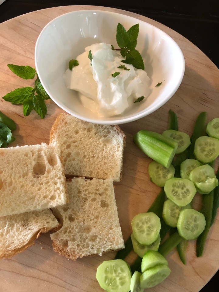 Sour dough, or any white bread